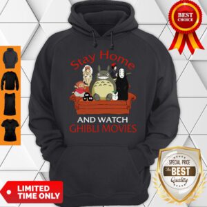 Top Totoro Mononoke Stay Home And Watch Ghibli Movies Hoodie