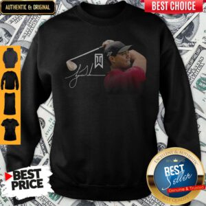 Pretty Tiger Woods Master Golf Signature Sweatshirt