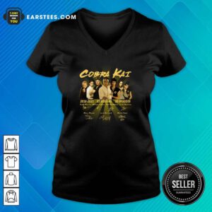 Cobra Kai 2018 2021 03 Season 30 Episodes Signatures V-neck - Design By Earstees.com
