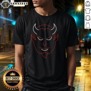 Awesome Neon Devil New Jersey Devils T-Shirt featuring vibrant graphics and team logo, perfect for fans and game day wear.