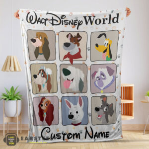 Good All Dogs in Walt Disney World Moods Blanket – Customize Blanket