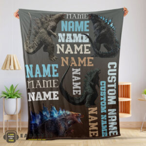 Good Awesome Godzilla Blanket Fleece Customized Blanket