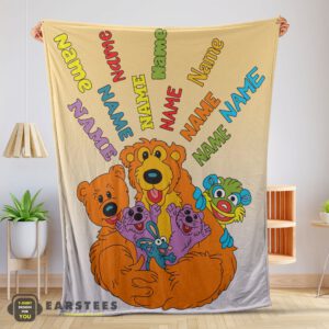 Good Bear in the Big Blue House Cartoon Blanket Fleece Customized Blanket