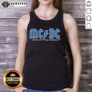Alt Text: Good Detroit Lions MCDC Motor City tank top featuring Dan Campbell, perfect for fans supporting the team.