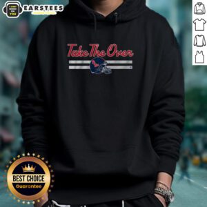 Alt Text: Good Ole Miss Football Take The Over Hoodie featuring team colors and logo, perfect for game day wear.