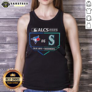 Toronto Blue Jays vs Seattle Mariners 2025 ALCS batters box matchup on a stylish tank top design.