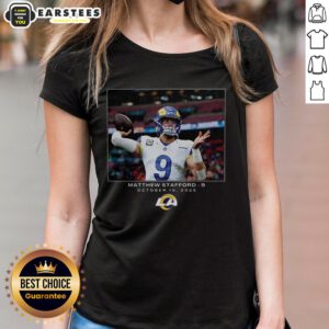 Hot Matthew Stafford Los Angeles Rams NFL Week 7 2025 ladies tee showcasing stylish design and team spirit.