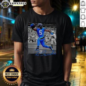 Hot Rico Dowdle Carolina Panthers NFL Week 6 signature t-shirt featuring vibrant team colors and player graphics.