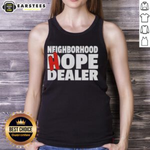 Stylish Nice Neighborhood Hope Dealer tank top displayed on a mannequin, perfect for casual summer wear.