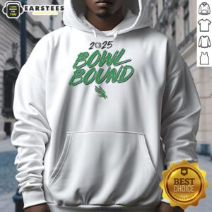 Nice North Texas Mean Green Bowl Bound 2025 Hoodie featuring team colors and logo for fans and supporters.
