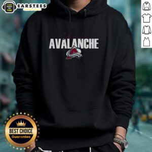 Official Colorado Avalanche Ice Hockey 1500th Anniversary Logo Hoodie featuring vibrant team colors and iconic logo design.