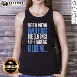 Vintage Khabib tank top with 'Need New Haters' print, perfect for fans of MMA and unique fashion statements.