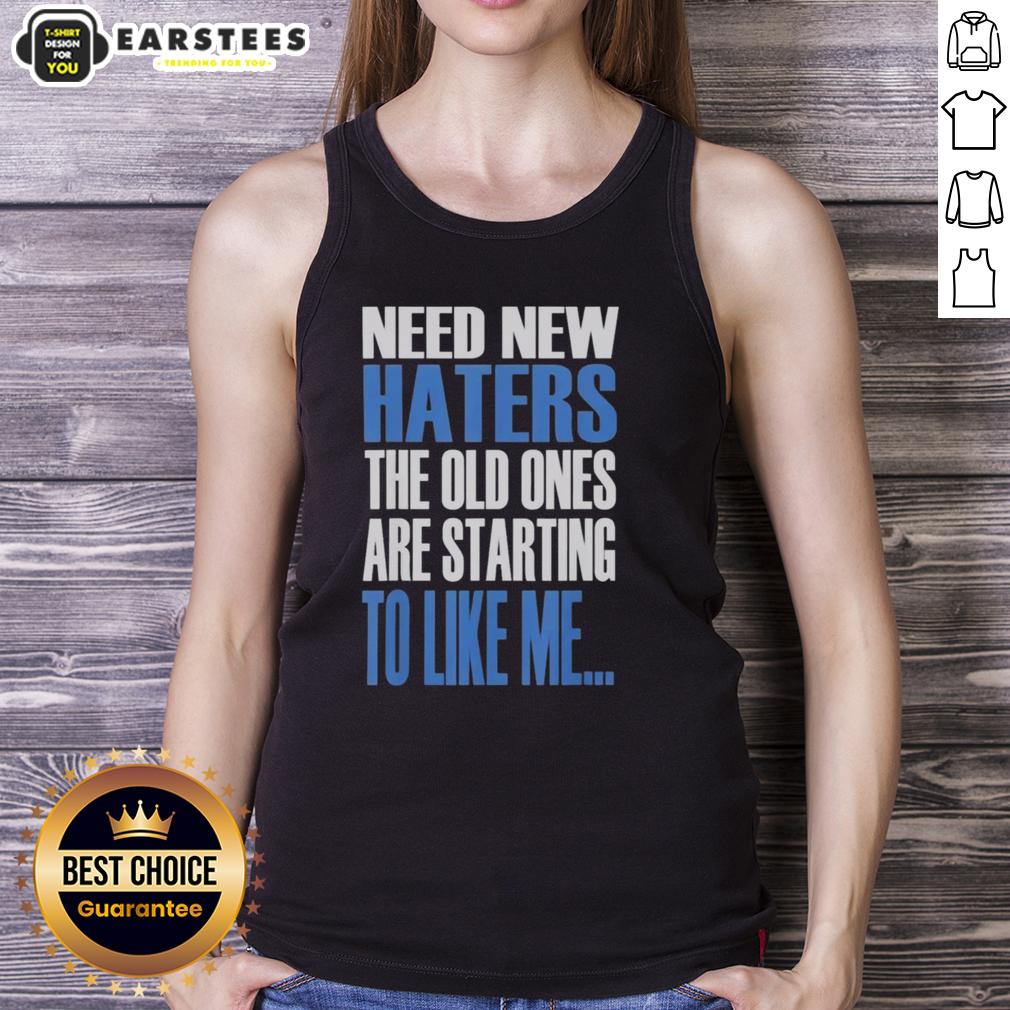 Vintage Khabib tank top with 'Need New Haters' print, perfect for fans of MMA and unique fashion statements.