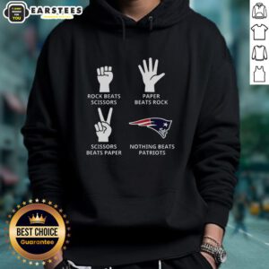 Alt Text: Official Nothing Beats New England Patriots Football Logo Hoodie featuring team colors and emblem.