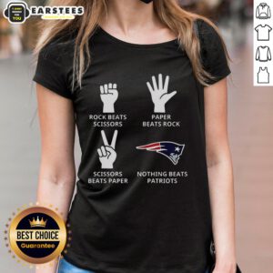 Alt Text: Official New England Patriots football logo on a stylish ladies tee for fans and sports enthusiasts.