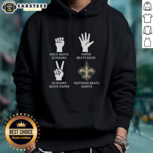 Alt Text: Official New Orleans Saints football logo hoodie featuring team colors and emblem, perfect for fans and game day.