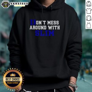 Premium Don't Mess Around With Slim Duke Blue Devils Hoodie showcasing team spirit and style for fans.