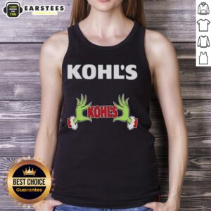 Premium Kohls X Grinch Hands Merry Christmas Tank Top featuring festive design and vibrant colors for holiday cheer.