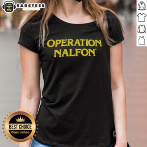 Premium Operation Nalfon Ladies Tee featuring a stylish design, perfect for casual wear and comfortable daily activities.