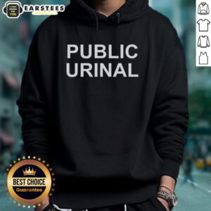 Premium Public Urinal Hoodie featuring unique design for comfort and style, perfect for casual outings and urban adventures.