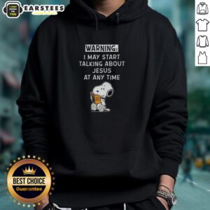 Alt Text: Premium Snoopy hoodie featuring whimsical design, perfect for fans who appreciate humor and faith.