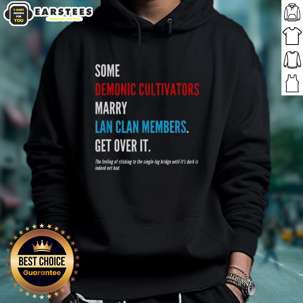 Premium hoodie featuring 'Demonic Cultivators Marry Lan Clan Members' design, perfect for fans of the series and streetwear.