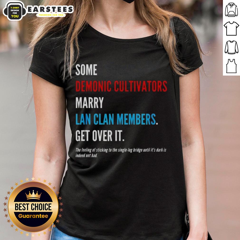 Premium Some Demonic Cultivators marry Lan Clan members - stylish ladies tee showcasing unique fantasy design.