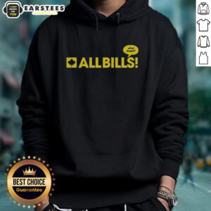 Premium The Eagle All Bills What Bread caricature logo hoodie featuring a vibrant design and comfortable fit.