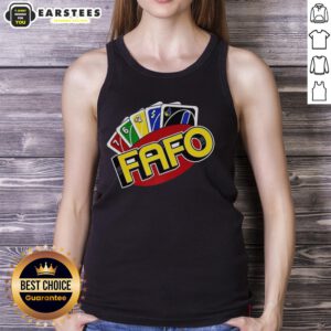 Top FAFO Wild Card Parody Tank Top featuring a humorous design, perfect for casual summer wear and expressing personality.