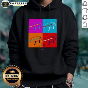 Top Josh Allen Buffalo Bills illustration signature hoodie featuring vibrant team colors and bold design for fans.