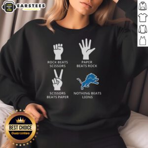 Alt Text: Stylish Detroit Lions football logo sweatshirt showcasing team spirit and comfort for fans. Perfect for game day!