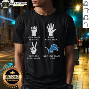 Alt Text: Detroit Lions Football Logo T-Shirt featuring bold graphics and vibrant colors, perfect for fans of the NFL.