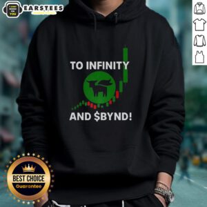 Top To Infinity and BYND Hoodie in stylish black, featuring a modern design and comfortable fit for casual wear.