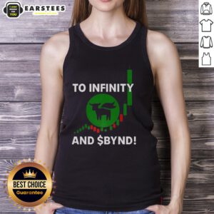 Stylish Top To Infinity and BYND tank top featuring a trendy design, perfect for casual summer outfits.