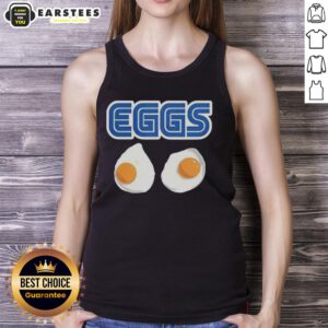 Awesome 2 Eggs Omelet Sega Parody Logo Tank Top featuring a fun, vibrant design inspired by classic gaming.