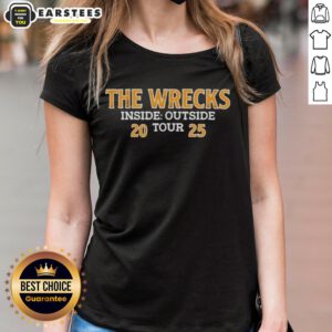 Awesome Official The Wrecks Inside Our Side Tour 2025 Ladies Tee featuring vibrant design and stylish fit for fans.