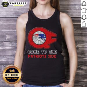Awesome Star Wars Come to the New England Patriots Side Tank Top featuring a vibrant design for fans and collectors.