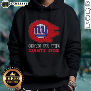Awesome Star Wars hoodie featuring New York Giants logo, perfect for fans blending sports and sci-fi style.