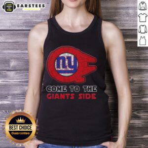 Awesome Star Wars New York Giants side tank top featuring bold graphics and a comfortable fit for fans.