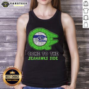 Awesome Star Wars Come to the Seattle Seahawks Side Tank Top featuring a vibrant design for fans and collectors.