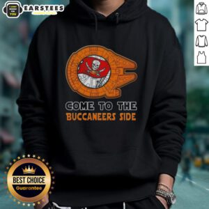 Awesome Star Wars Tampa Bay Buccaneers side hoodie featuring iconic designs and vibrant colors for fans.