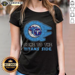 Awesome Star Wars ladies tee for Tennessee Titans fans, featuring a stylish design perfect for game day.