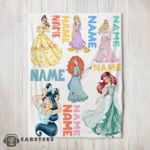 Good Cartoon Disney Princess Blanket Fleece Customized Blanket