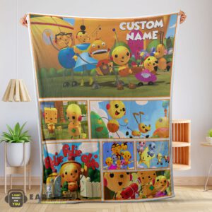Good Cartoon Rolie Polie Olie Blanket Fleece Customized Blanket