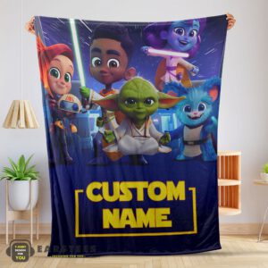 Good Cartoon Star Wars Young Jedi Adventures Blanket Fleece Customized Blanket