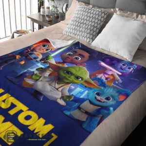 Alternative view of Good Cartoon Star Wars Young Jedi Adventures Blanket Fleece Customized Blanket