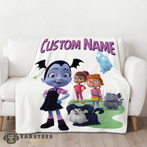 Alternative view of Good Cute Vampirina & Friends Blanket Fleece Customized Blanket