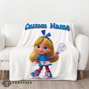 Alternative view of Good Disney Alice's Wonderland Bakery Blanket Fleece Customized Blanket