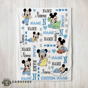 Good Disney Baby Mickey's Dreamland Blanket Fleece Customized Blanket