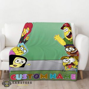 Alternative view of Good Disney Big City Greens Peeking Family Blanket Fleece Customized Blanket